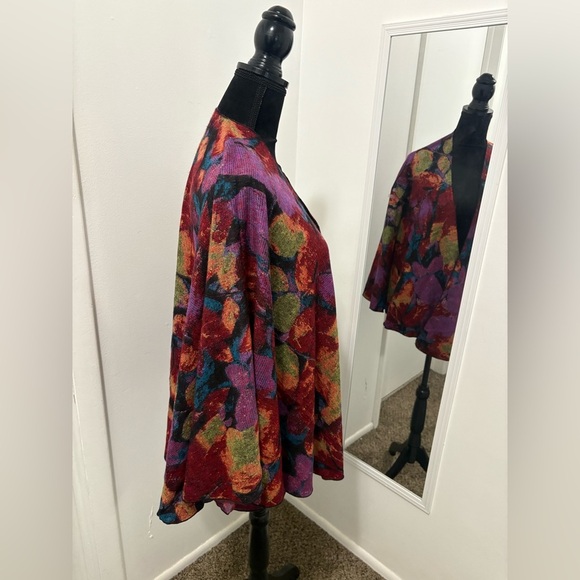 Rapti 100% Cashmere Reversible Loop Shawl. NWOT - Picture 4 of 8